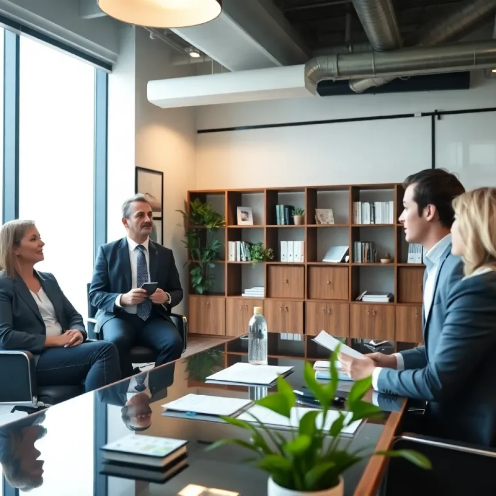 Real estate agents discussing ethical guidelines in Chattanooga