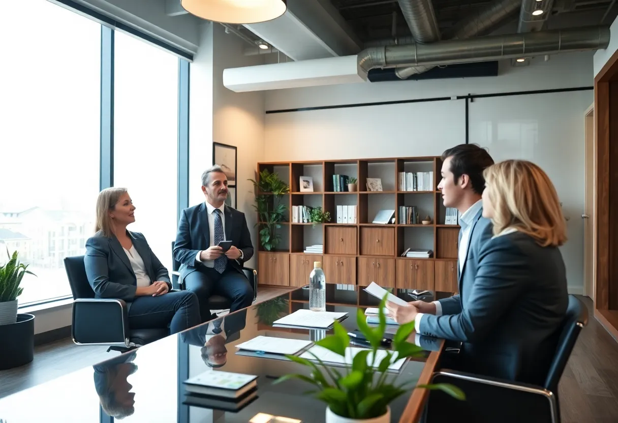 Real estate agents discussing ethical guidelines in Chattanooga