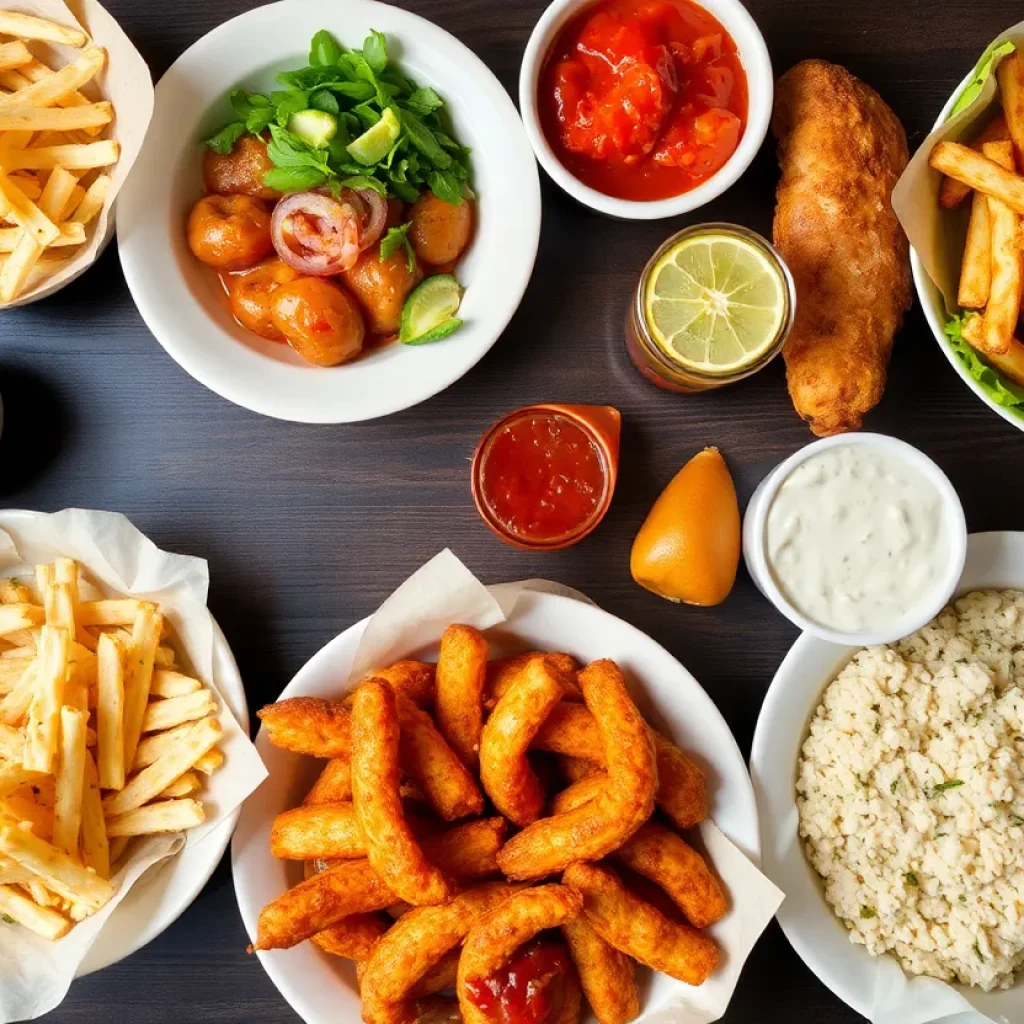 Variety of food items from Chattanooga restaurants