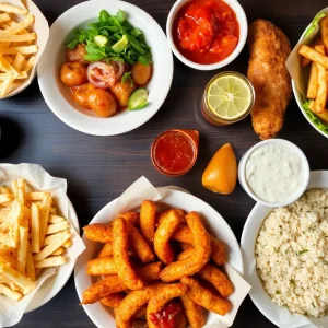 Variety of food items from Chattanooga restaurants