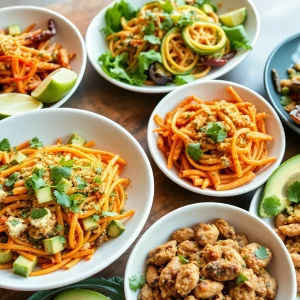 Assorted vegan dishes from the Chattanooga Vegan Chef Challenge.