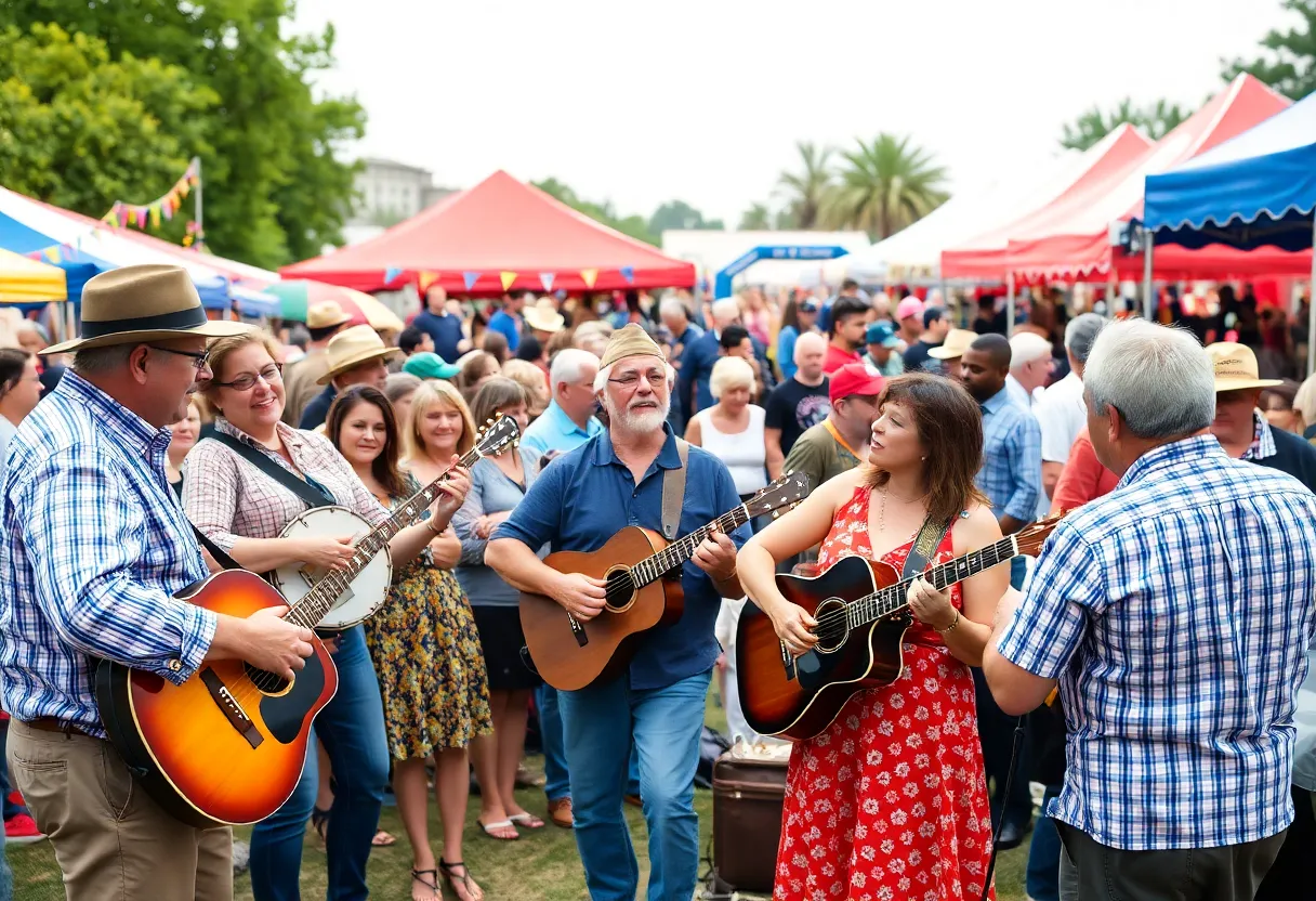 Crowd at the IBMA World of Bluegrass Festival in Chattanooga