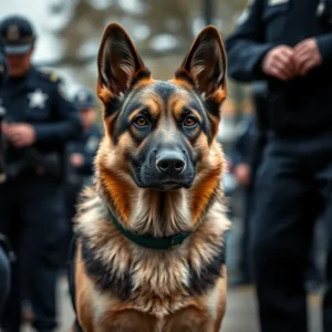 Chattanooga Police K9 Diesel representing loyalty and dedication