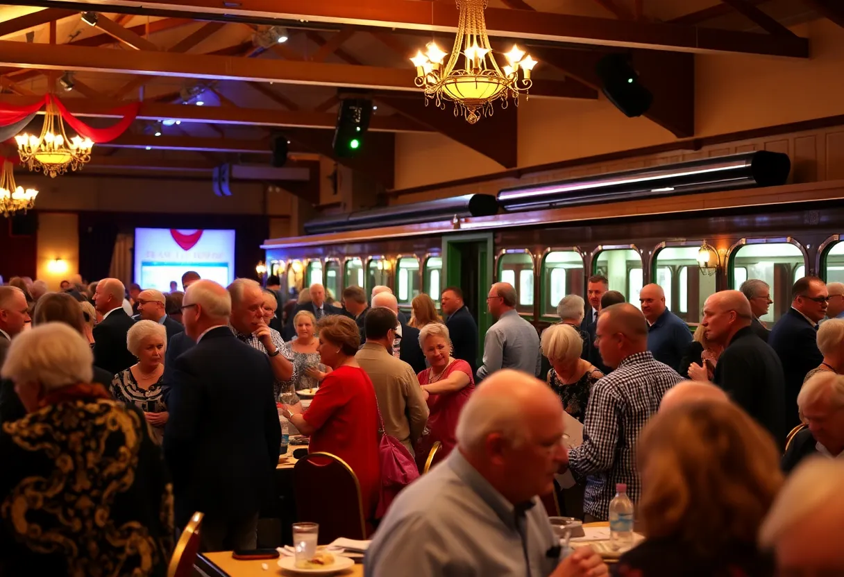 Guests participating in the Not So Silent Auction in Chattanooga