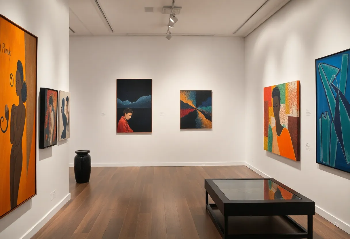 Artwork from the Silver Linings Exhibition