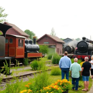 Community members gather at the Tennessee Valley Railroad Museum fundraising event