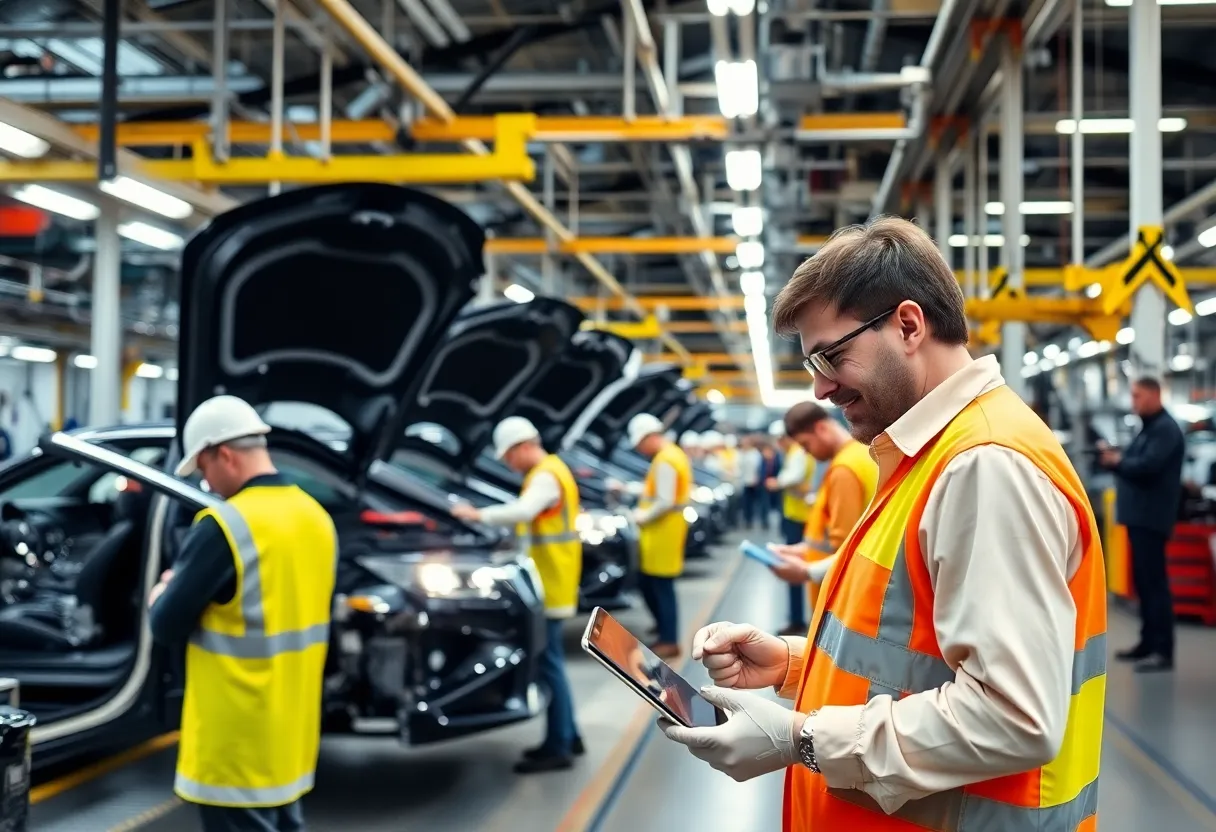 Workers at Volkswagen Chattanooga assembly plant