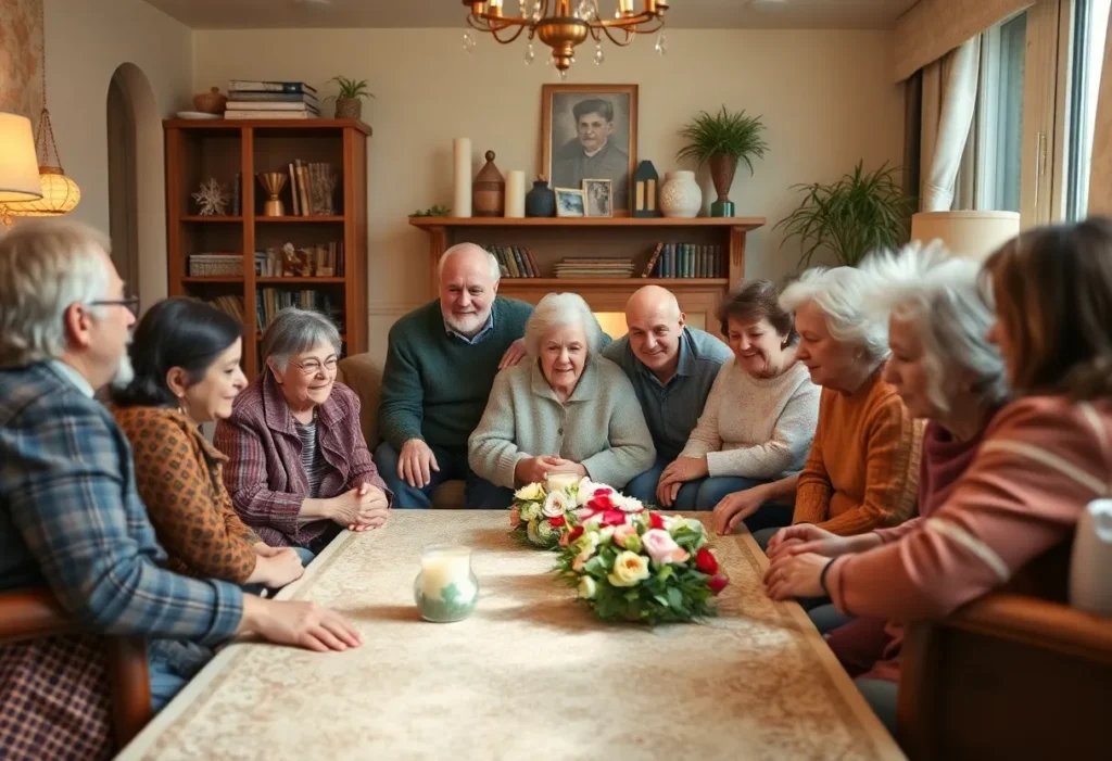 Family members and friends gathering to honor memory of Mary Smith
