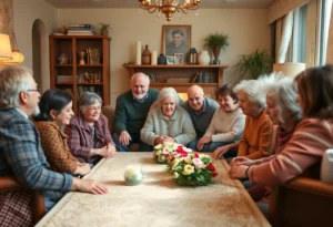 Family members and friends gathering to honor memory of Mary Smith