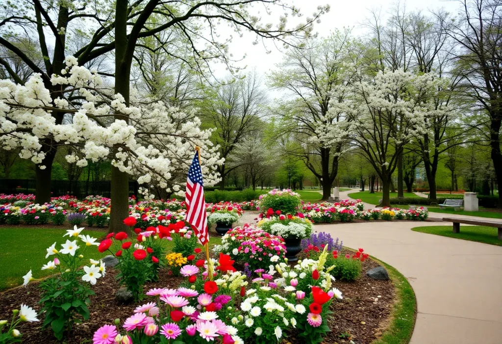 Park in Chattanooga symbolizing remembrance
