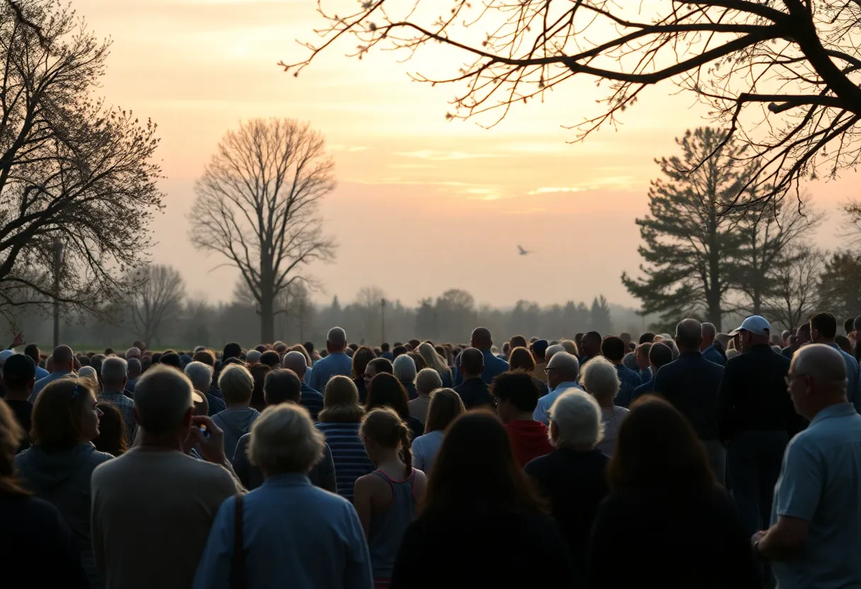 Peaceful gathering in Chattanooga honoring lives lost