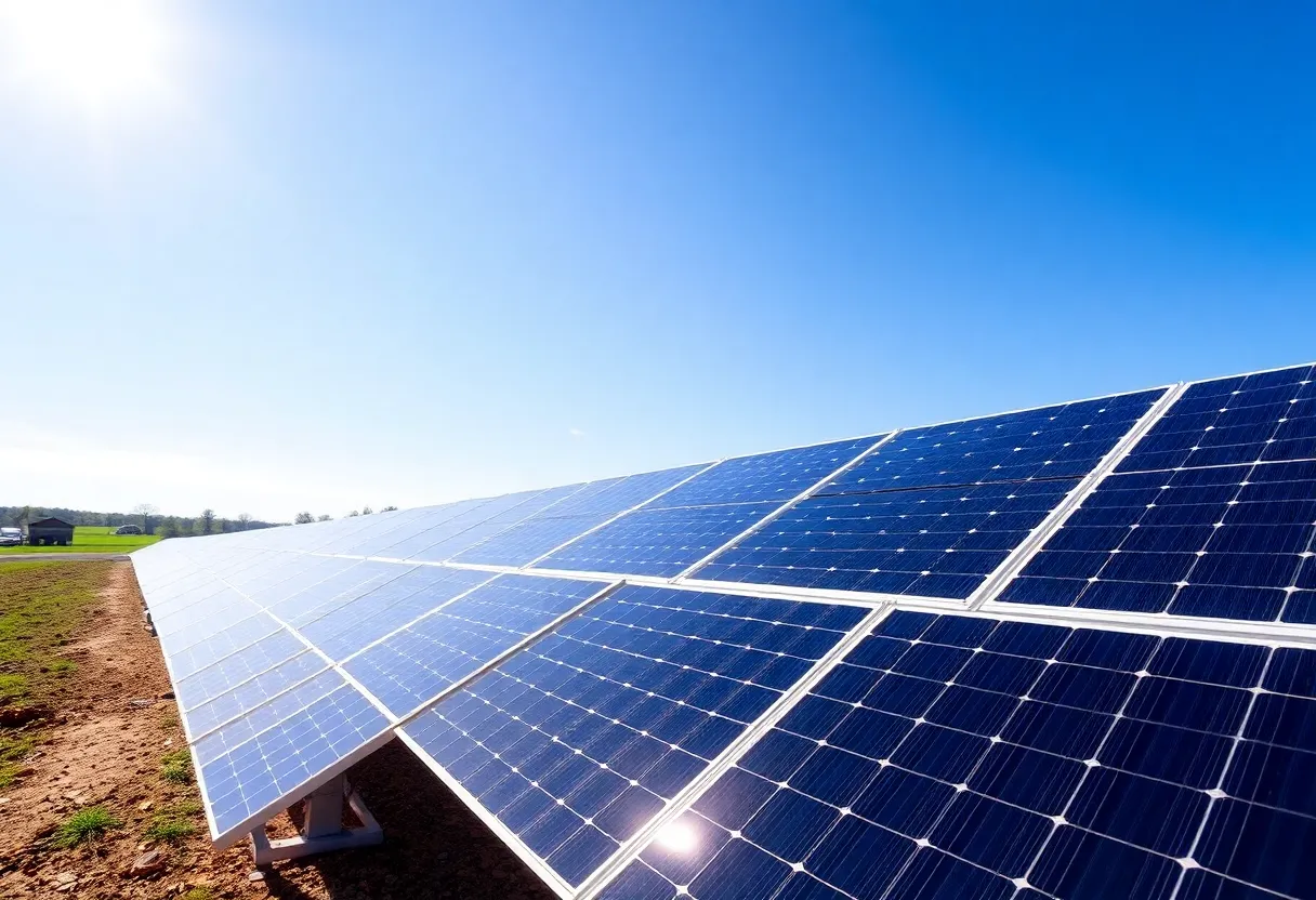 Ridgely Solar Project in Tennessee