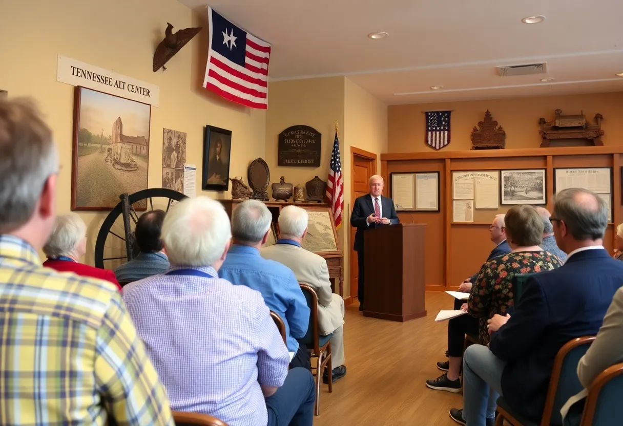 Lecture attendees at the Tennessee 101 series at the Coolidge Center.