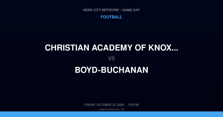 Christian Academy of Knoxville 35, Boyd-Buchanan 36