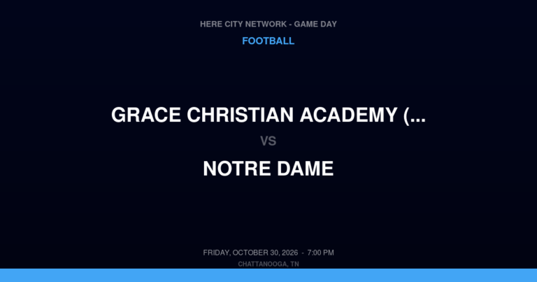 Grace Christian Academy (Knoxville) at Notre Dame
